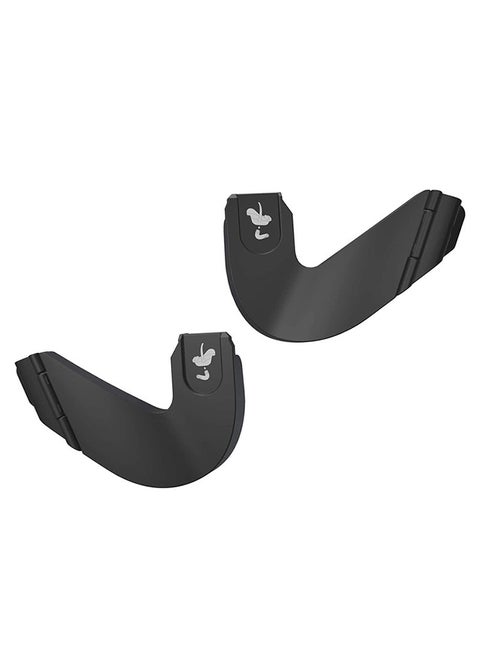 Aer/Aer+ Car Seat Adapters – Universal Stroller Compatibility, Easy One-Click Attachment, Travel System Converter for Seamless Transfers – Black