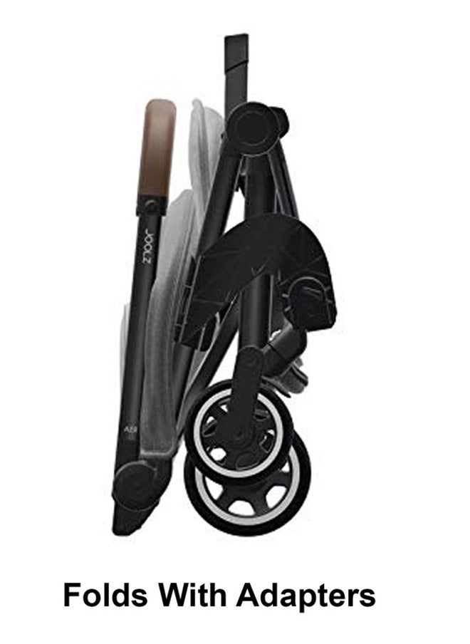 Aer/Aer+ Car Seat Adapters – Universal Stroller Compatibility, Easy One-Click Attachment, Travel System Converter for Seamless Transfers – Black