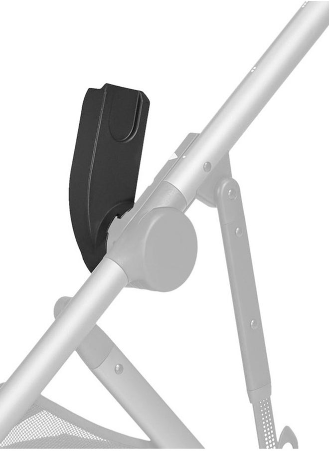 Aer/Aer+ Car Seat Adapters – Universal Stroller Compatibility, Easy One-Click Attachment, Travel System Converter for Seamless Transfers – Black