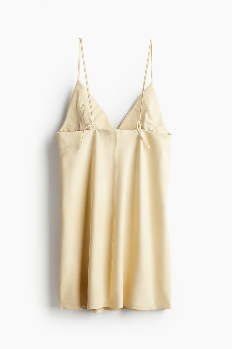 H&M Leather mini dress