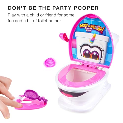 Brybelly Shoot The Poop Unicorn Edition - Sparkly Glitter Poops and All-New Voicelines - Funny Family Game - Image 5