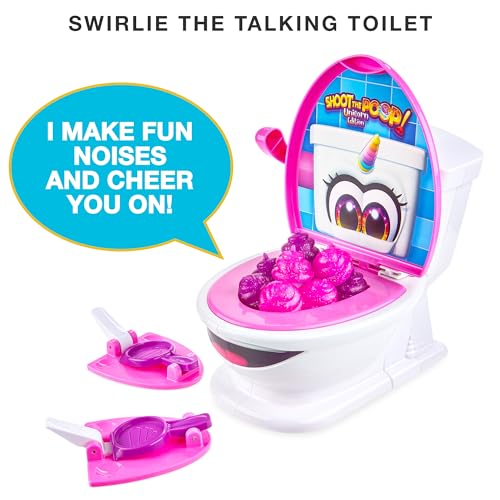 Brybelly Shoot The Poop Unicorn Edition - Sparkly Glitter Poops and All-New Voicelines - Funny Family Game - Image 3
