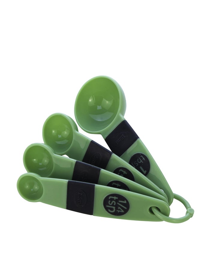 Cuisine Art مجموعة ملاعق قياس 4 قطع من كوزين آرت، أخضر بيستو - Image 1