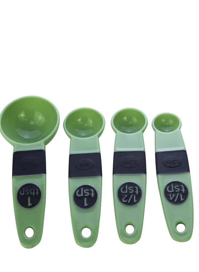 Cuisine Art Cuisine Art 4-Pieces Measuring Spoon Set, Pesto Green