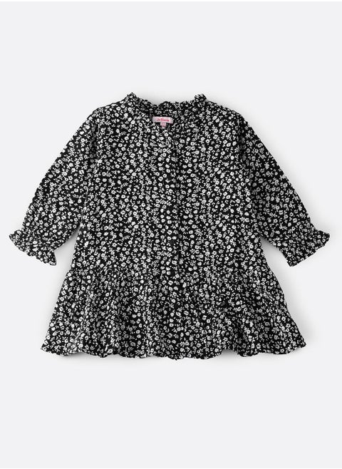 Aop woven dress