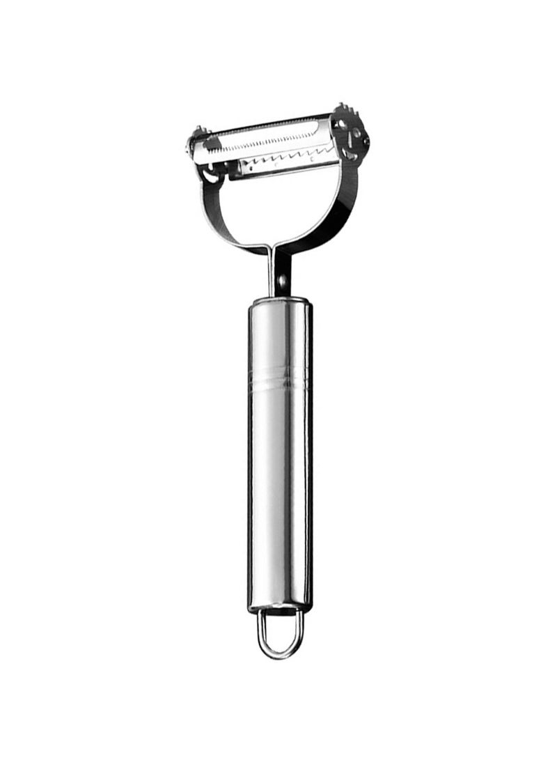 2 in 1 Peeler, Stainless Steel Peeler, Kitchen Gadgets Kitchen Vegetable Fruit Scraper  - Image 2