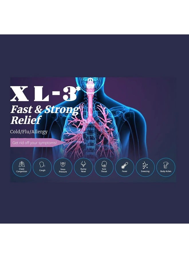 XL-3 Allergy, 24 Hour Allergy Relief, 2-Pack with 10 Tablets Each, 2 Boxes - Image 5