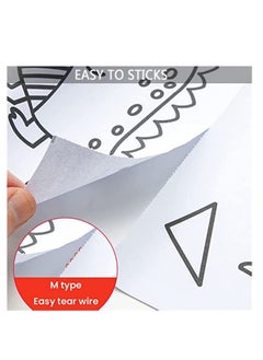 Y&D Children's Drawing Roll Paper DIY Painting Filling Early Educational Book for Kids, Cute Princess  - Image 4