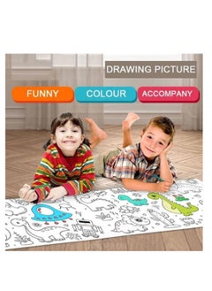 Y&D Children's Drawing Roll Paper DIY Painting Filling Early Educational Book for Kids, Cute Princess  - Image 3
