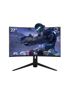 Black 75hz-27in Curved