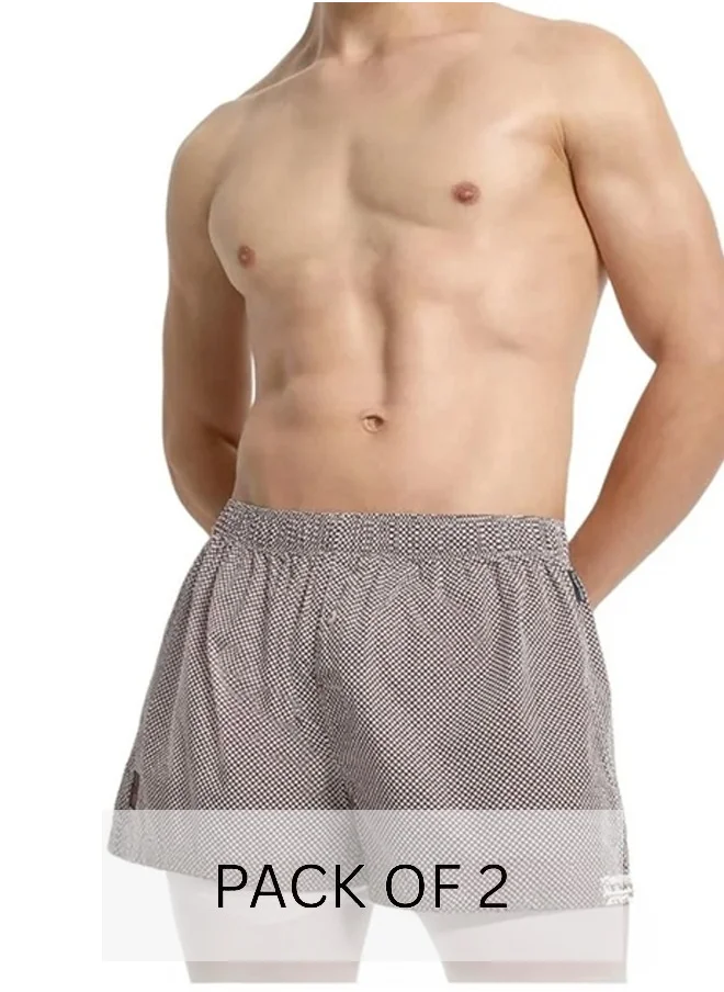 THE BEAR HOUSE Mens Cotton Boxers Multipack Soft Breathable Underwear for Men Loose Fit Comfortable Boxer Shorts for Daily Wear