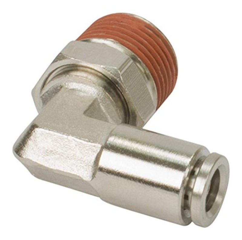 Viair 1/4" Npt(M) To 1/4" Airline 90° Swivel Elbow Fitting (4 Pcs) Dot Approved - Image 1