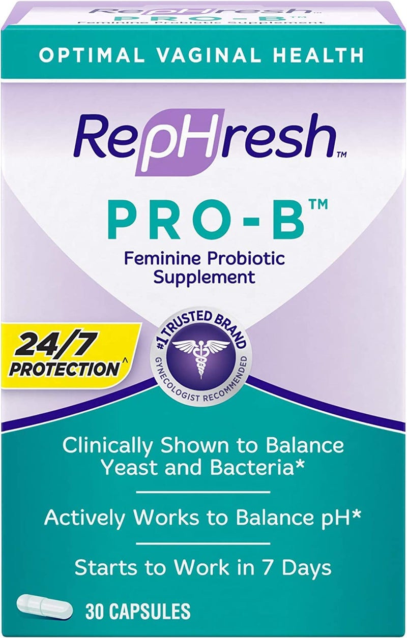 Rephresh Rephresh ProB Probiotic Feminine Supplement 30Count Capsules Pack of 2 