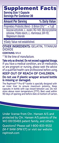 RepHresh ProB Probiotic Feminine Supplement 30Count Capsules Pack of 2 - Image 5