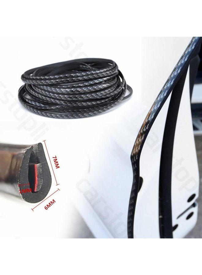 NIBEMINENT Universal Car Door Edge U Shape Anti-scratch Trim Strip Protector Sticker - Image 2