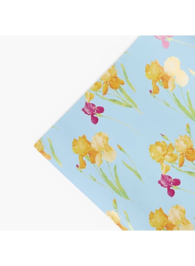 Findz Floral Print Paper Gift Wrap - 70x200 cms - Image 3