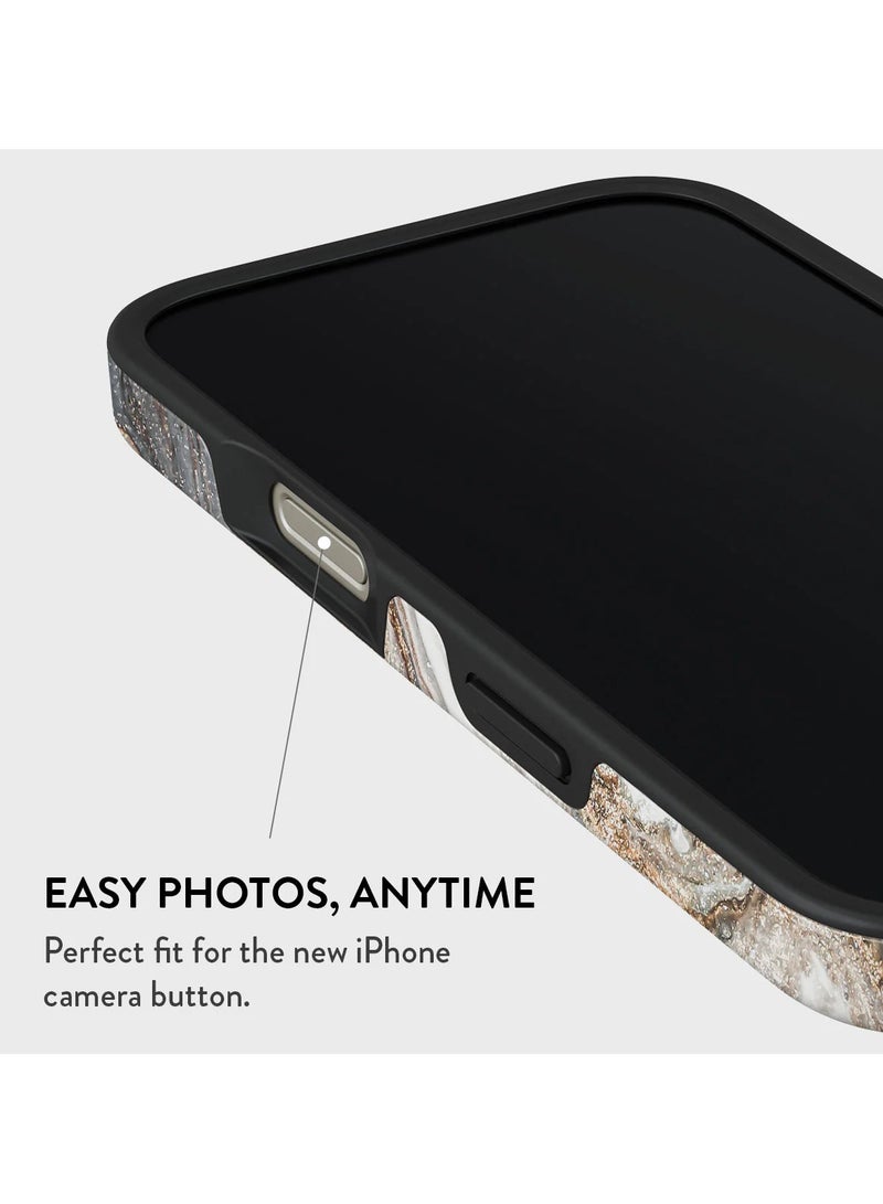 BURGA iPhone 16 Pro  Case, 2 Piece Hard Shell + TPU Interior, Shock Absorption, All Port Accessible, Raised Bezel For Screen & Camera Protection, Never Fading HQ Print, Gentle Wind - Image 5