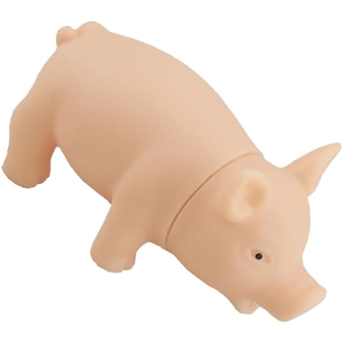 POENVFPO Portable Small , Cartoon Snorting with Sound for Stress Relief, Home Office Travel Skin Color - Image 2