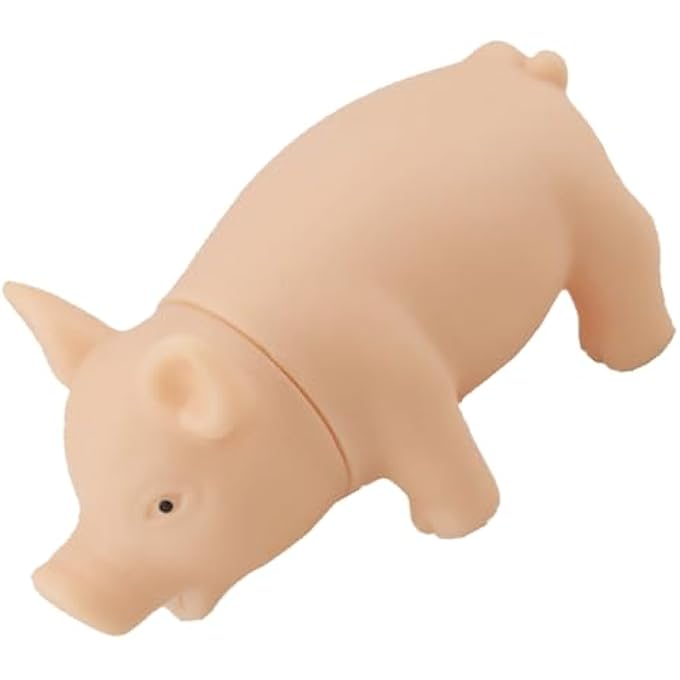 POENVFPO Portable Small , Cartoon Snorting with Sound for Stress Relief, Home Office Travel Skin Color - Image 3