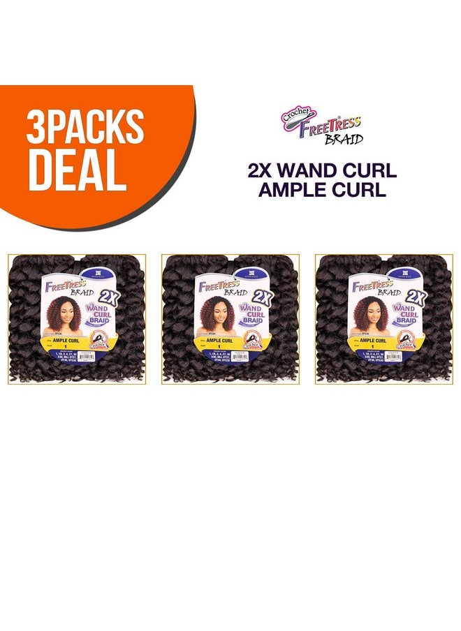 Multi Pack Deals! Freetress Synthetic Hair Crochet Braids 2X Wand Curl Ample Curl (3Pack 4) - pzsku/ZB75FE8E1FCB254116D02Z/45/_/1696664175/fa979d2d-6036-4352-9ab6-473da06ad9b3