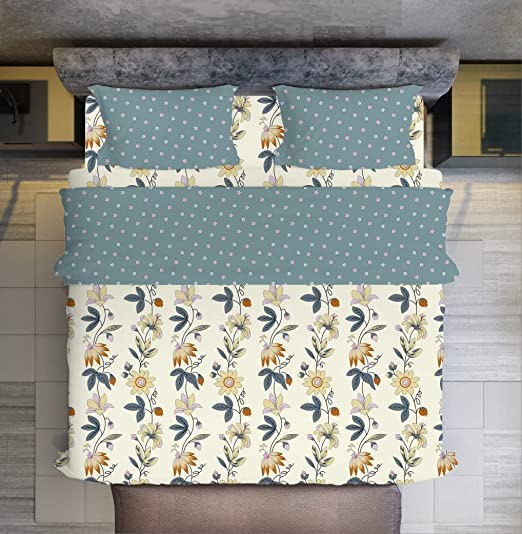 RUSTIC LINEN Super Soft Brushed Microfiber Cotton King Size Bedsheet 108X108 inches with 2 Pillow Covers - Image 5