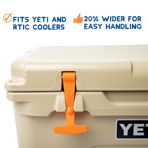 Above Sea Level Rubber Latch Kit and Rope Handles for YETI Coolers and RTIC Coolers - Rubber Cooler Latches and Rope Handles - Rope YETI Handle and YETI Cooler Latches Replacement - YETI Latches Replacement - Image 5