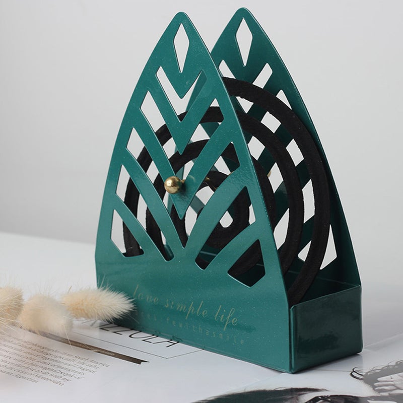 Burner Hanging Holder Hollow-out Leaf Incense Burner - Image 4