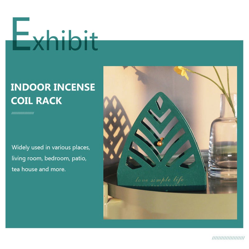 Burner Hanging Holder Hollow-out Leaf Incense Burner - Image 5