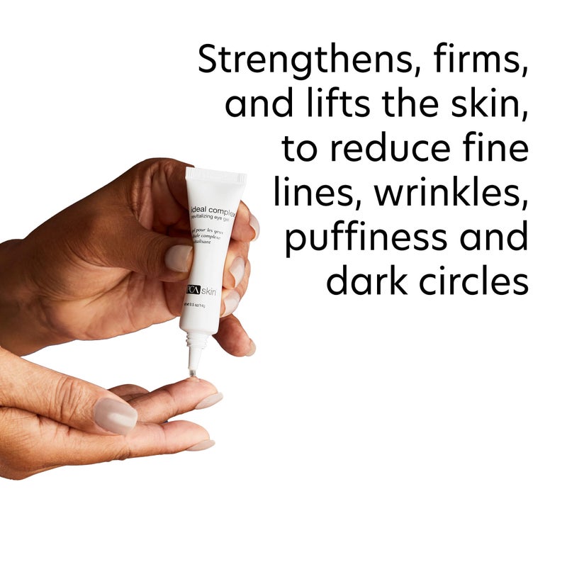 PCA SKIN Eye Serum, Ideal Complex Revitalizing Eye Gel, Upper and Under Eye Serum for Wrinkles, Puffy Eyes, Dark Circles, Fine Lines, Discoloration, and Sagging Eyelids, Light and Silky, 0.5 oz Tube - Image 3