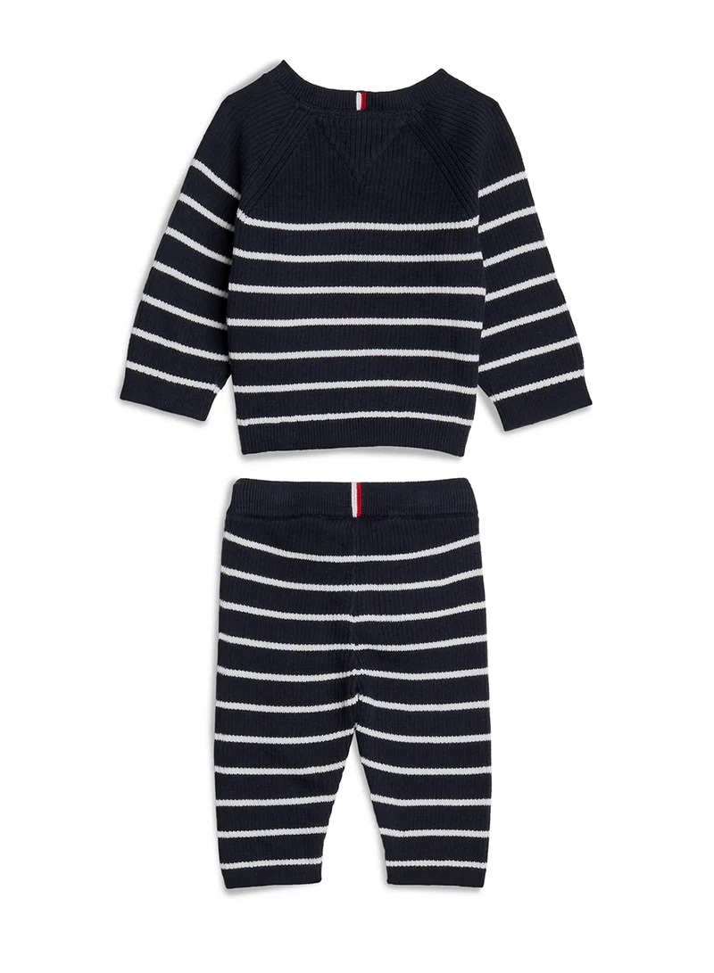 تومي هيلفيغر SWEATER RIB 2 PIECE SET GIFTBOX