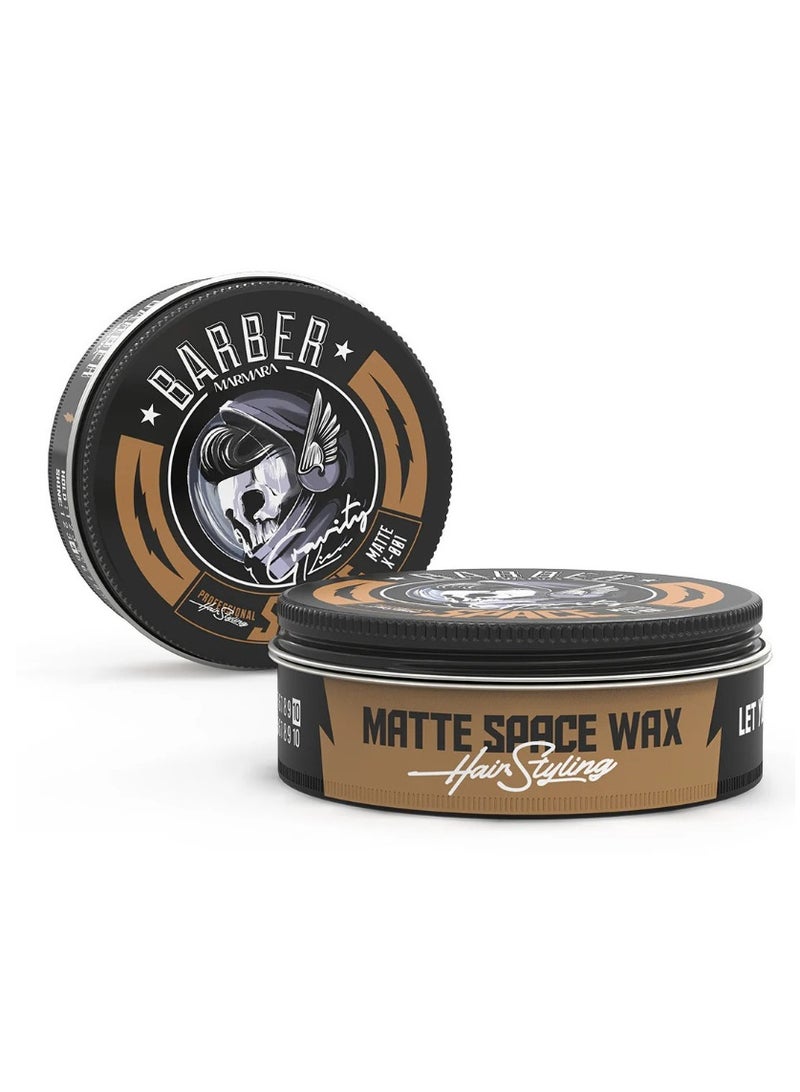 باربر مرمرة شمع باربر مرمرة سبيس غير لامع للشعر، 100 مل - Image 2