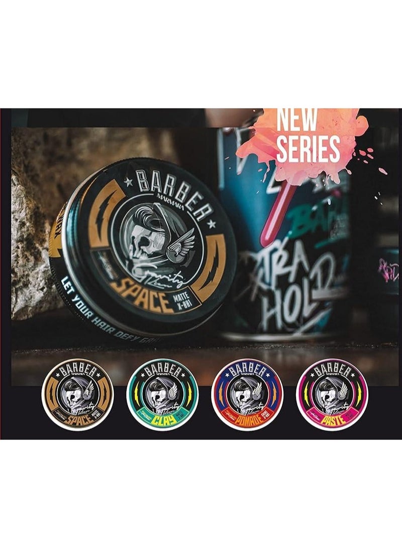 باربر مرمرة شمع باربر مرمرة سبيس غير لامع للشعر، 100 مل - Image 3