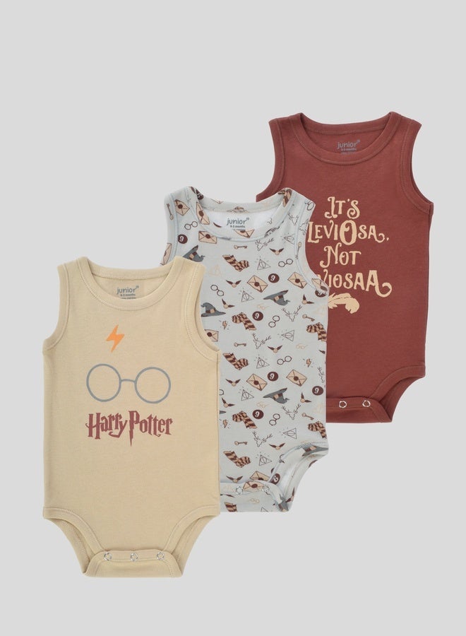 جونيور بادي سوت قطن عبوة 3 قطع بيبي للجنسين - Image 1