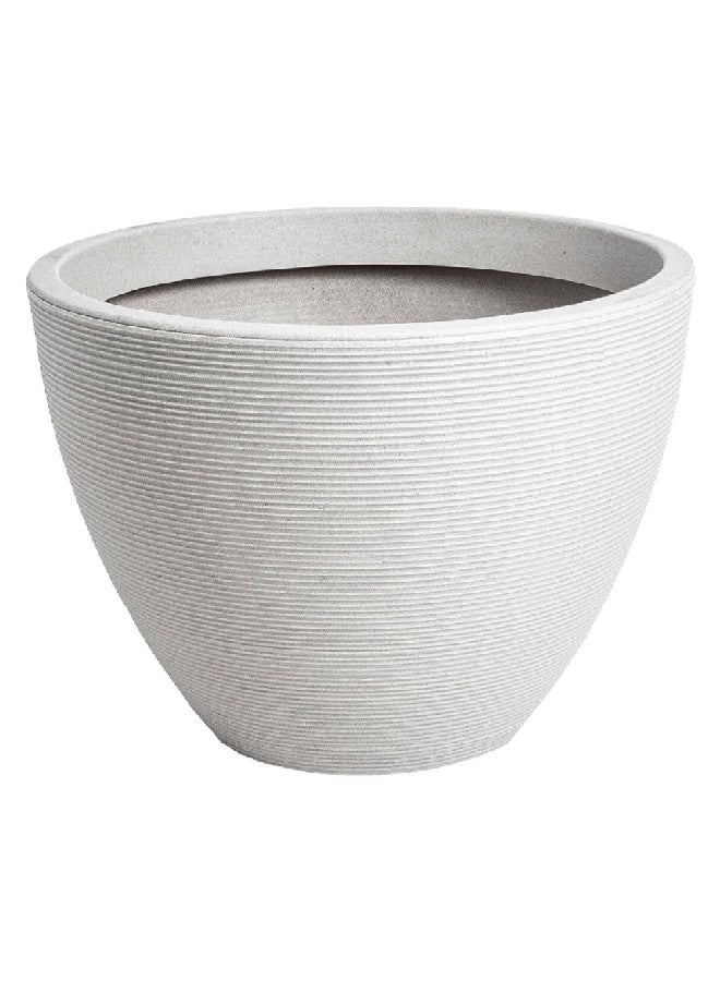 ستراتا أصيص زرع مغربي أنيق مقاوم للعوامل الجوية، حجر 40×40×30سم GN585-STN - Image 1