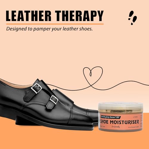 Shoe Mistri Camel Leather Shoe Moisturiser Cream, Beeswax & Carnauba Wax, Shoe Polish for Stain and Dirt Remover, Cleansing Shining Cream for Leather Shoes - Suitable for Soft Leather - 50 Gm - Image 3