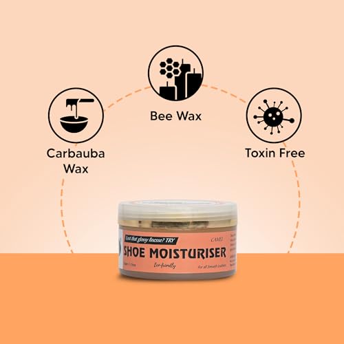 Shoe Mistri Camel Leather Shoe Moisturiser Cream, Beeswax & Carnauba Wax, Shoe Polish for Stain and Dirt Remover, Cleansing Shining Cream for Leather Shoes - Suitable for Soft Leather - 50 Gm - Image 4