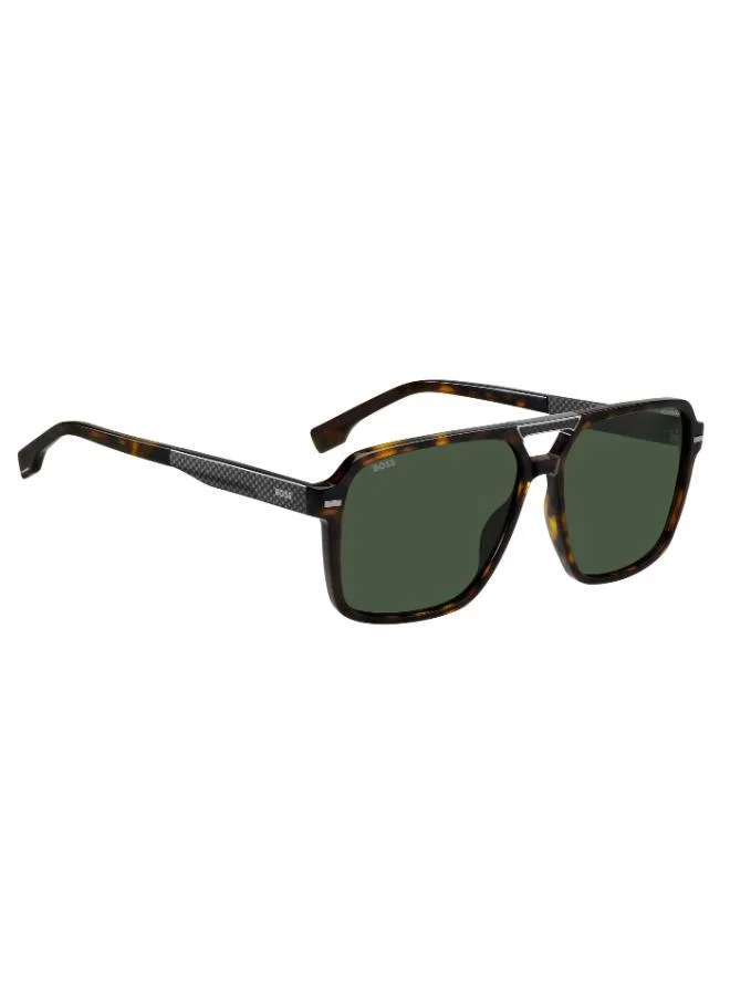 HUGO BOSS Square Double Bridge Sunglasses Frames
