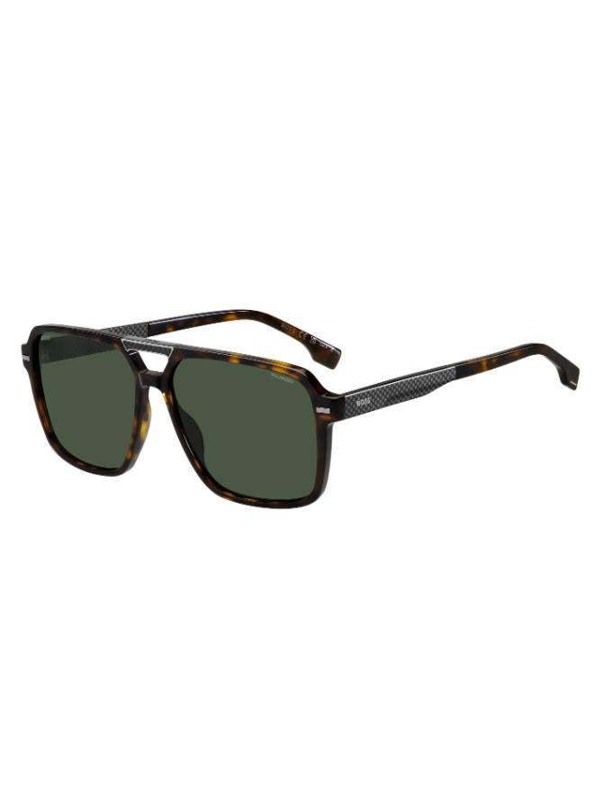 HUGO BOSS Square Double Bridge Sunglasses Frames - Image 1