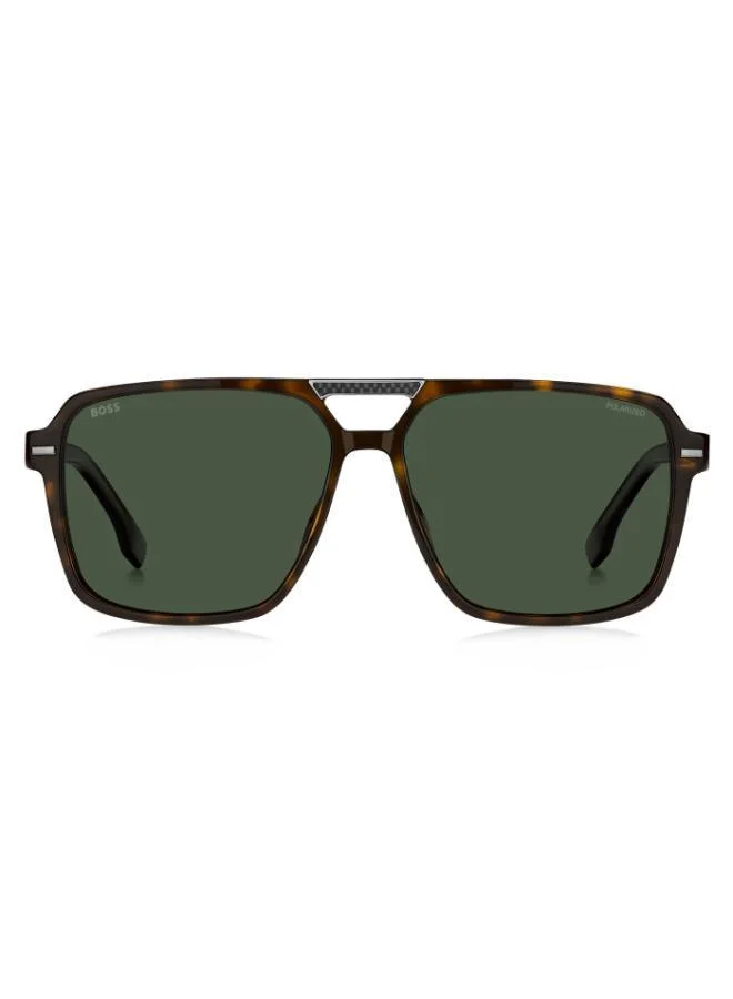 HUGO BOSS  Square Double Bridge Sunglasses Frames for Men | Best Price UAE
