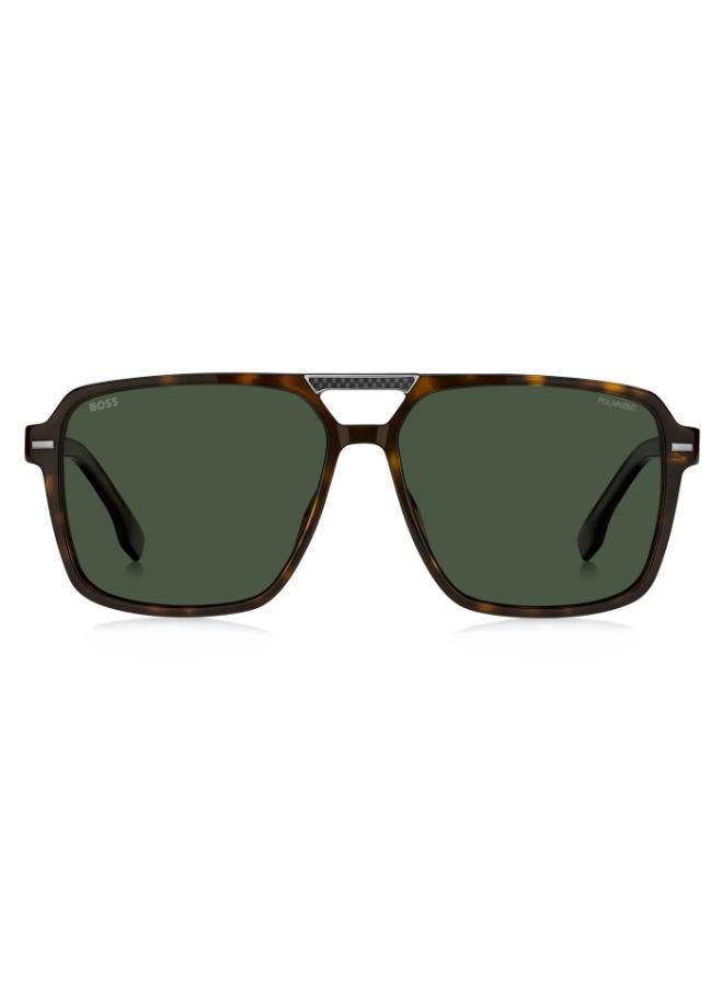 HUGO BOSS Square Double Bridge Sunglasses Frames - Image 3