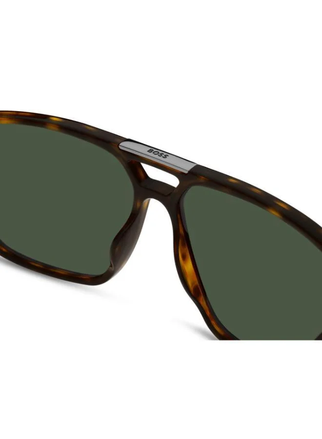 HUGO BOSS  Square Double Bridge Sunglasses Frames for Men | Best Price UAE