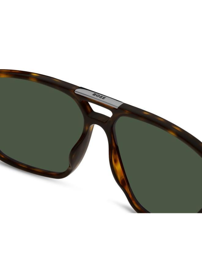 HUGO BOSS Square Double Bridge Sunglasses Frames - Image 4