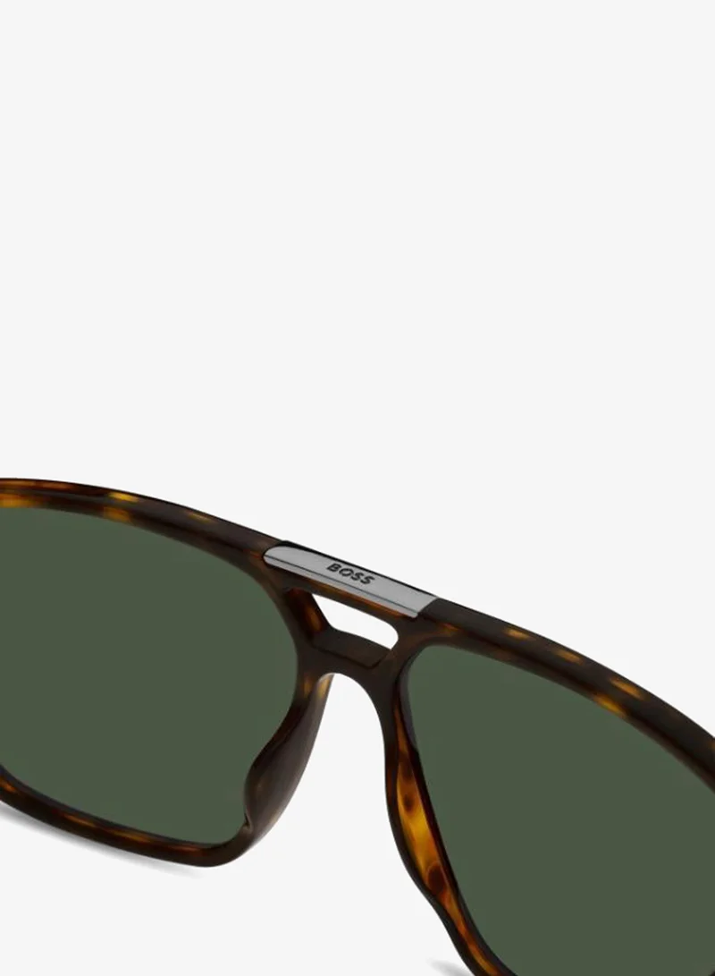 Hugo Boss  Square Double Bridge Sunglasses Frames for Men | Best Price UAE