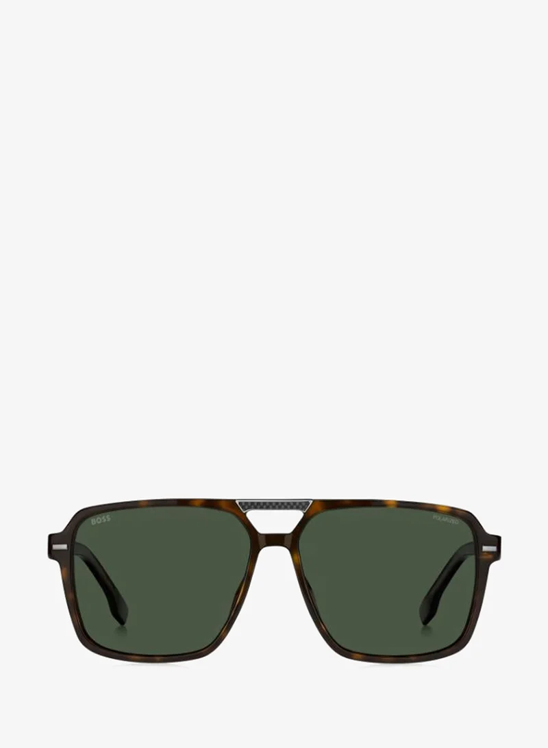 Hugo Boss  Square Double Bridge Sunglasses Frames for Men | Best Price UAE
