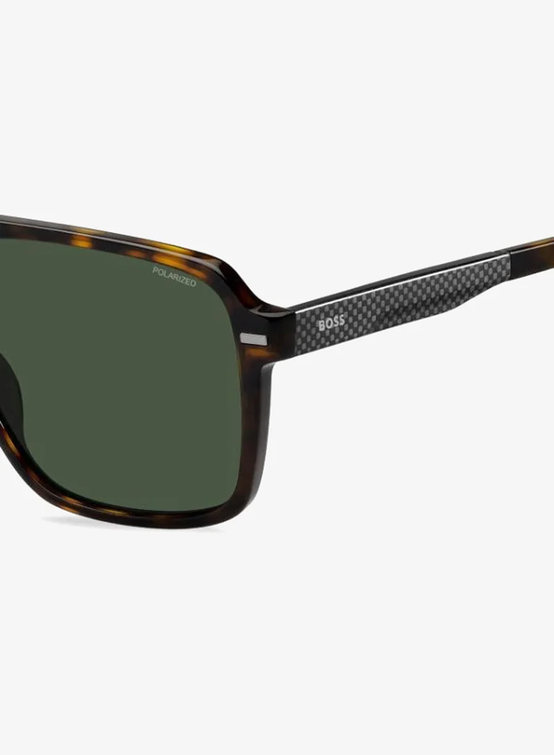 Hugo Boss  Square Double Bridge Sunglasses Frames for Men | Best Price UAE