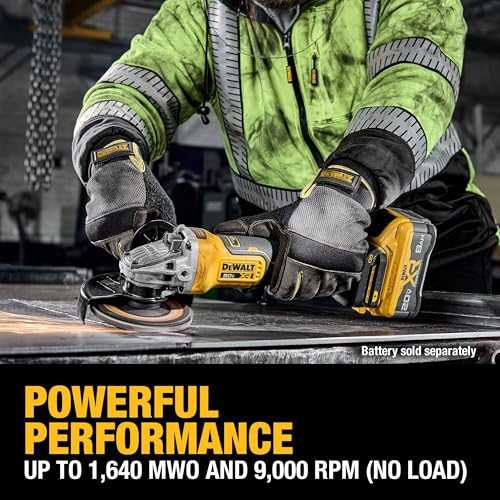 DEWALT 20V MAX* XR Brushless Cordless 4-1/2 in. - 5 in. Variable Speed Paddle Switch Grinder (Tool Only) (DCG410VSB) - Image 5