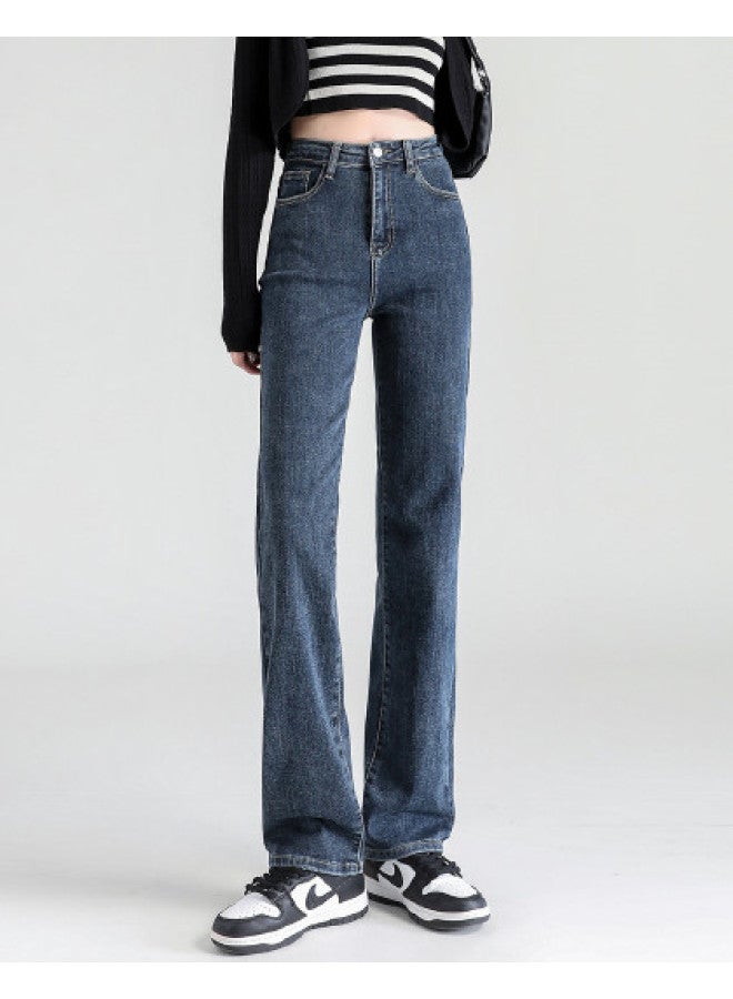 Tucano Fashion High-Waist Jeans For Women, 2025 Summer Loose And Stylish Wide-Leg Pants, Women'S Trousers, Floor-Length Straight-Leg Long Pants - Image 1