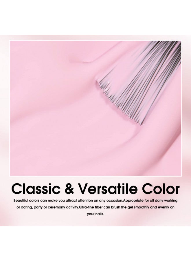V VENALISA VENALISA Hema-Free Pink Gel Nail Polish Set- 6 Colors Popular Nude Pink Gel Polish Kit, Soak Off LED Nail Lamp Light Pink Gel Manicure Kit DIY at Home Salon Gifts for Women Girls - Image 4