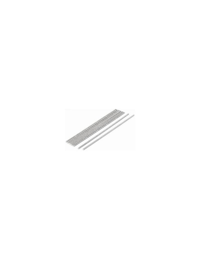 AQSON 304 Stainless Steel Fully Threaded Rods Fasteners M3 x 150mm 0.5mm Pitch (Pack of 10) - Image 1