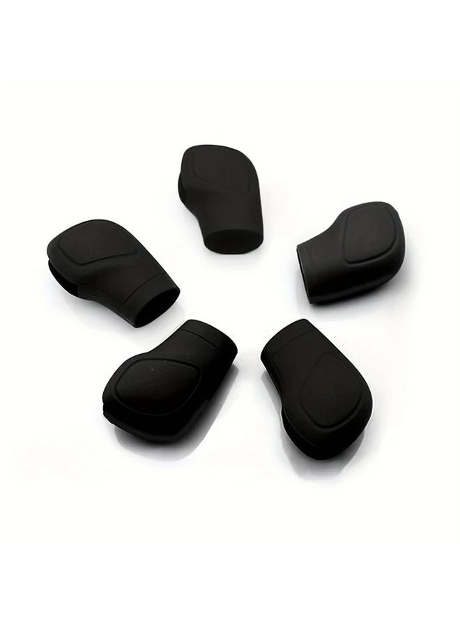Black Soft Protective Silicone Cover for Car Gear Shifter Upgrade - Image 3